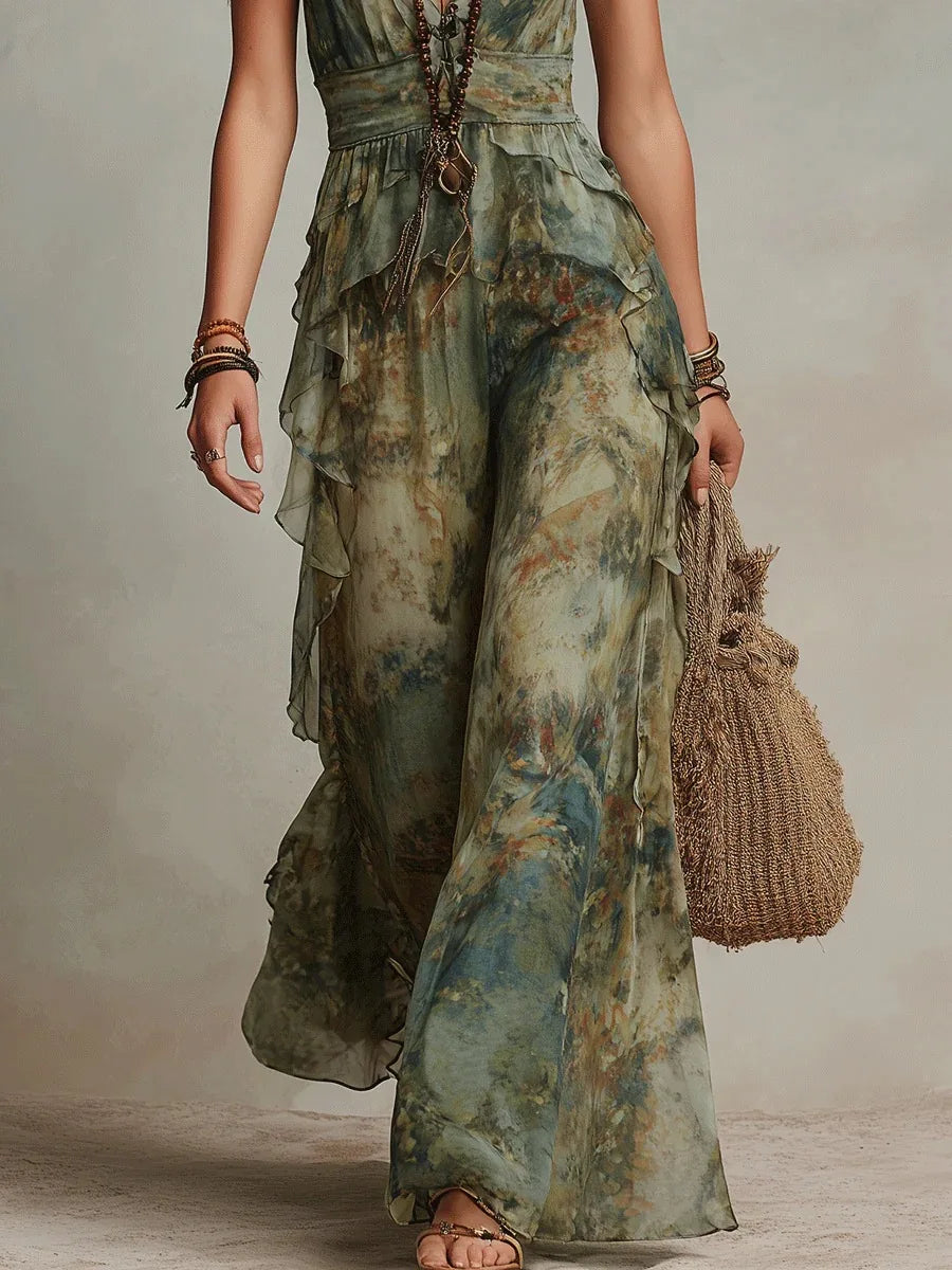 Odessa Open-Back Dress